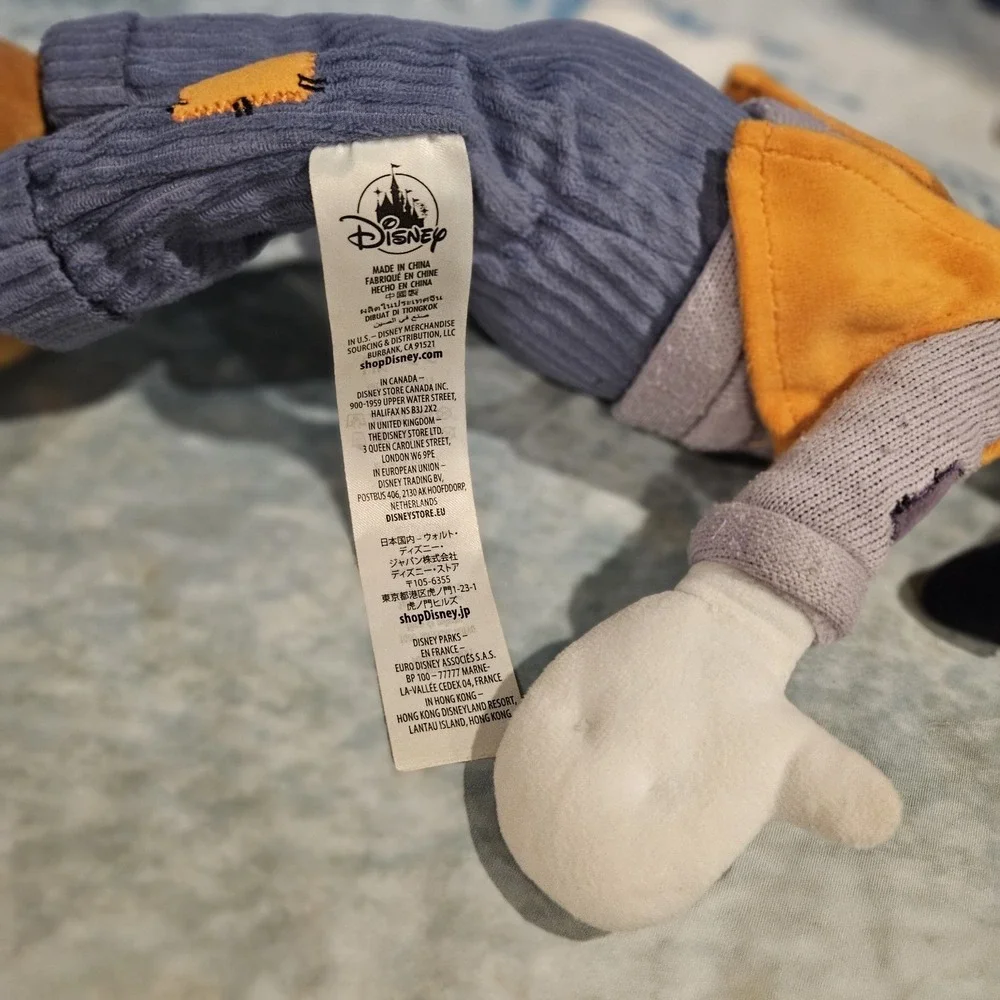 Disney Parks WDW 50th Anniversary Goofy Plush Bundle With Goofy 90th Birthday